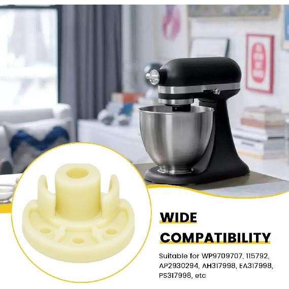 9709707 Mixer Rubber Foot, 10Pcs Blender Bottom Pads Feet Replacement Parts for Kitchen Aid Tilt Head Stand Mixer KSM150 KSM152 KSM154 KSM155 KSM158