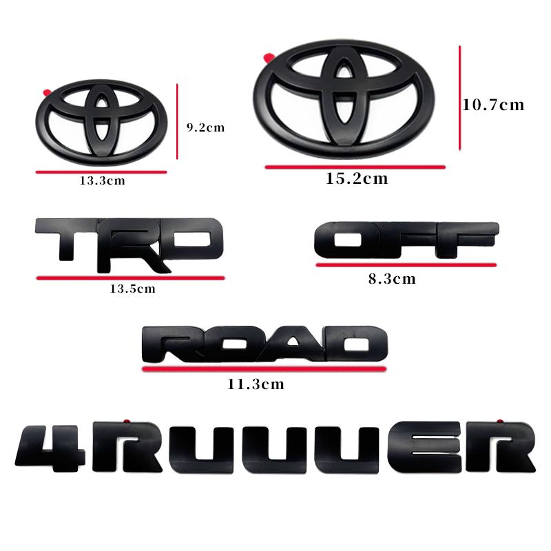 ABS Protection Stickers for Toyota 4Runner TRD 2010*2024, Modified Accessories for Front Grille and Vehicle Spoiler