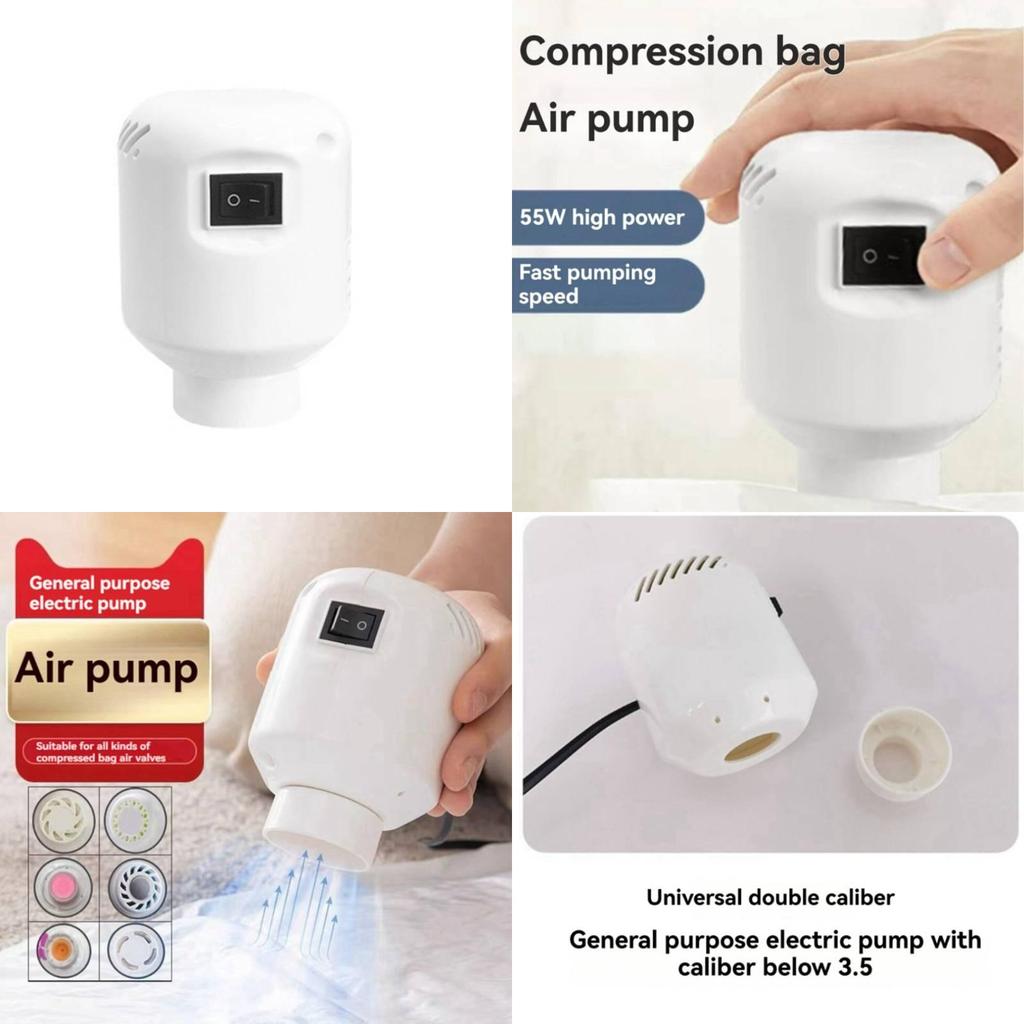 Vacuum Compression With Electric Pump For Home Organization