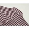 BLACKBROWN (Sidogras) Block Check Cotton Shirt [Wine]