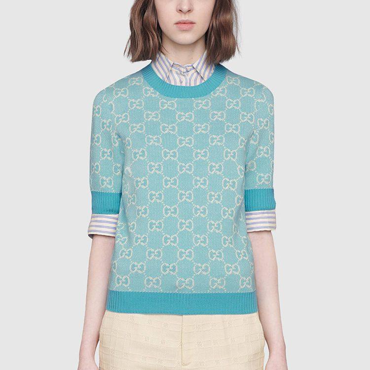 GUCCI Sweater Women's Light Blue 629456-XKBHQ-4692
