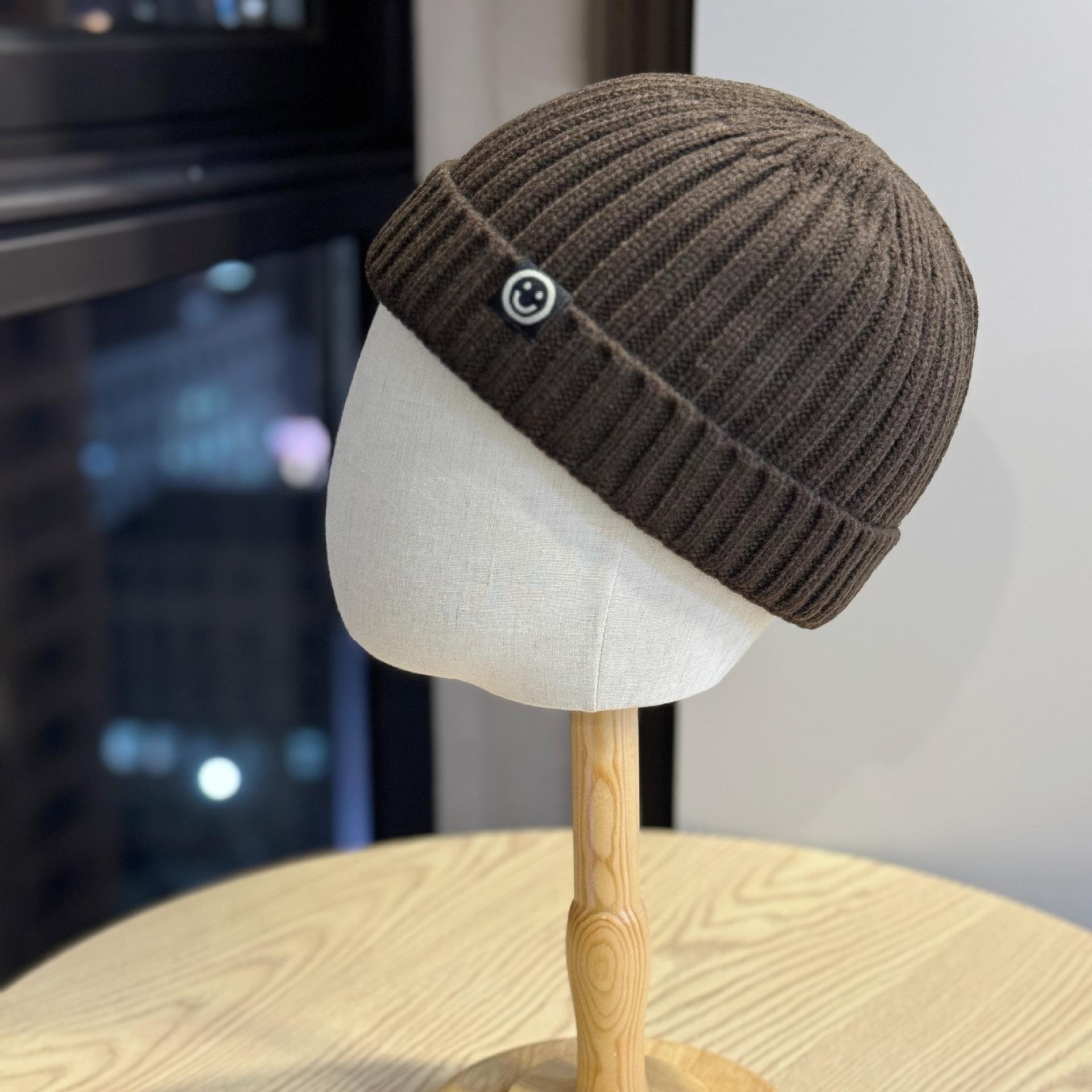 

Кепка Лендлорд для женщин на осень и зиму, универсальная нишевая вязаная теплая шапка для женщин, уличная мода, хулиганская шапка для мужчин, трендовая one size