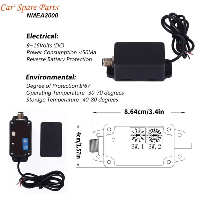 

Y4UA Efficient Data Transfer NMEA2000 Converter Suitable for Yachts CX5001 for Professional Easy Installation China Mainland
