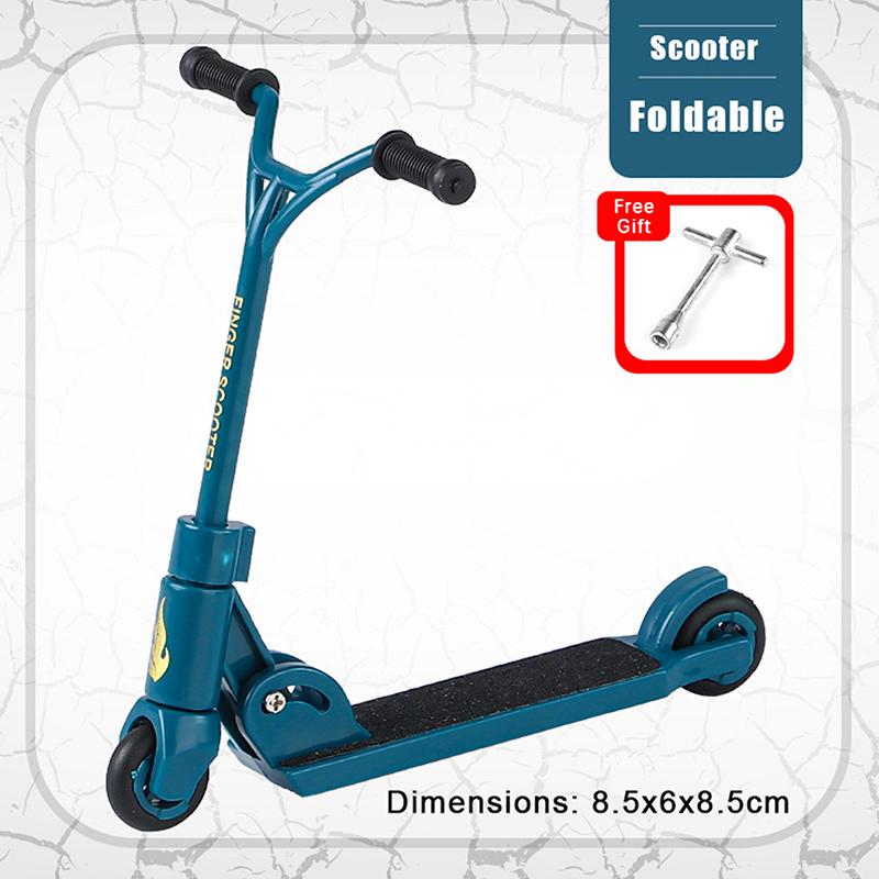 Kids Creative Finger Scooter Kick Scooter Finger BMX Foldable T-type Finger Scooter With Brake Educational Toys