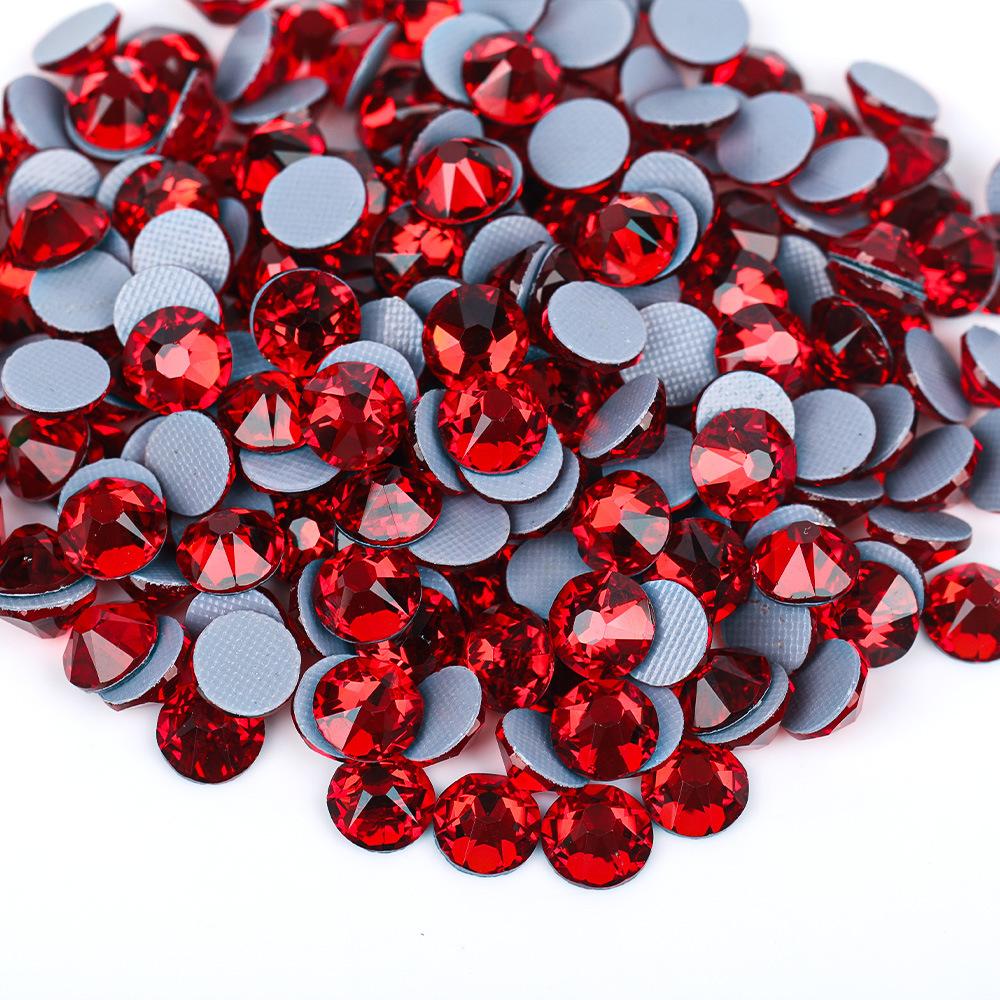 2088 16Cut Austrian Rhinestones Diamond Nail Art 3D DIY Mobile Phone Case ABS Hot-Fix Rubber Bottom Flats Glass Jewelry Shoes