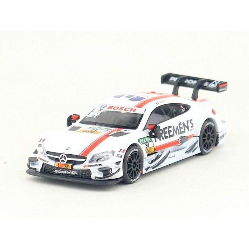 

1:43 Белая DTM AMG C63 #34 Гоночная спортивная модель литого металлического автомобиля