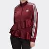 adidas Originals Samtgefühl Mantel Damen Bordeauxrot FT9884