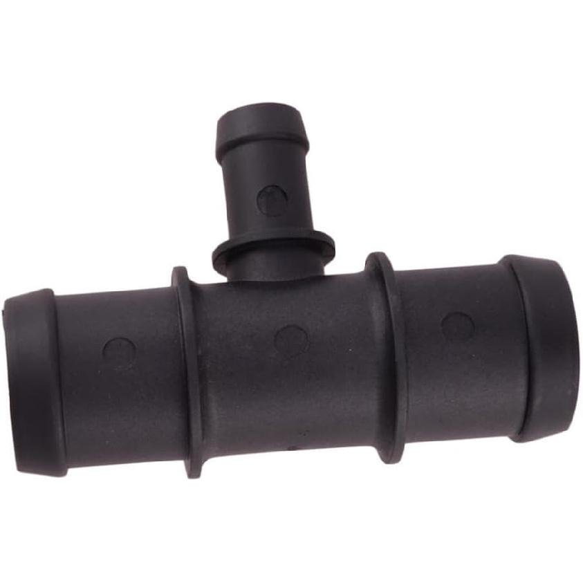 2pcs Black Plastic Universal Car Heater Hose Fitting Connector 1-1/4 5/4 5/8 32mm 16mm Tee Water Coolant Flange
