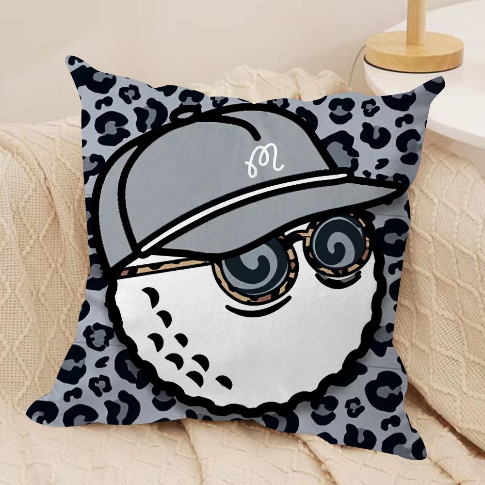 Luxury Fashion M-Malbon Golf Cushion Cover Pillowcase Ultra Soft Skin Friendly Fabric Cloud Like Comfort & Concealed Zipper