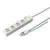 Power Strip with 4 Magnet, 3-prong, Outlets, 2.5m TAP-N3425MGN