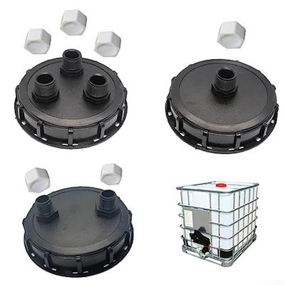 Kolay Kurulumlu IBC Tank Adaptörü, Plastik Kapak, Havalandırmalı Kapak