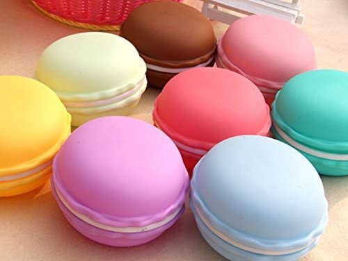 DBMART 6-color Set Two-in-one Realistic Macarons Food Samples Small Storage Pouch Bread Sweets Vegetables Fruits Display Toy Exhibition Promotional
