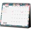 Accuprints 2025 Floral Desk Calendar | Includes Note Section | Size (9.5 X 7) Inch | Planning, Tracking & Scheduling