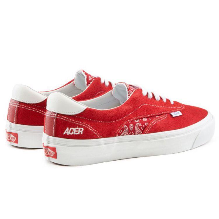 Vans Acer Ni SP Bandana - Chili Pepper Unisex Sneakers Red True-White VN0A4UWY8CK