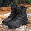 Winter Large Size Cotton Boots Warm Thickened Cotton Shoes Northern Hairy High-top Snow Boots