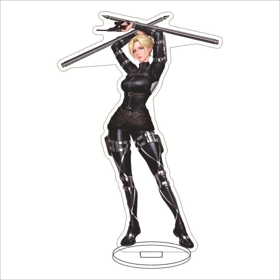 Attack On Titan Anime Big Stand Decoration - Eren Mikasa Armin Kiss Reiner Anikon Nyc