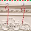 Christmas Hanging Ornament Glossy Xmas Tree Ornament Acrylic Candy Cane Ornament Lightweight Christmas Tree Hanging Decoration