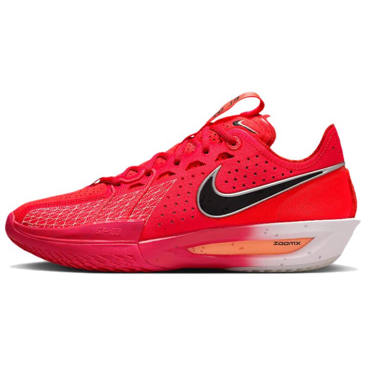 Nike Air Zoom GT Cut 3 EP Siren Red Men Sneakers Black Summit-White Atomic-Pink DV2918-602