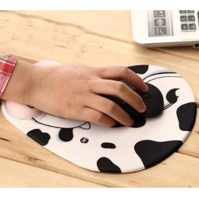 H-03 Kuh Tier Silikon Handgelenk Bequem Slip Cartoon Anime Farbe Mauspad