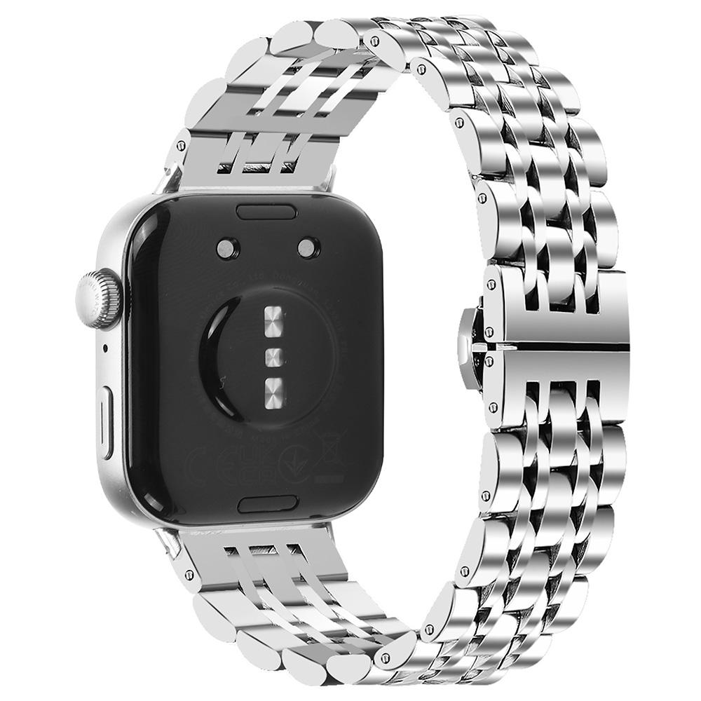 

Для Huawei Watch Fit 3 Ремешок из нержавеющей стали 316L Металлический сетчатый ремешок для часов, Серебристый A