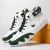 Stylish High-top Boots Men's Casual Booties Designer Soft Flats Breathable Moccasins Flats Drive Shoes Leather Sneakers