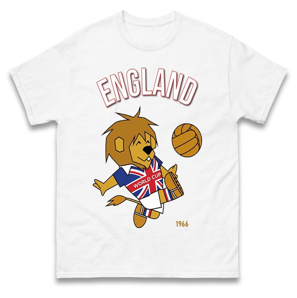 World Cup Willie England 1966 T Shirt England World Cup Winners 1966 Tee Shirt