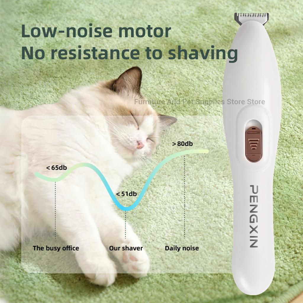 New Dog Cat Rabbit Pet Foot/Face/Hip/Ear/Claw Trimmer Dog Electric Beauty Shaver Cat Claw Hair Low Noise Electric Push Clipper