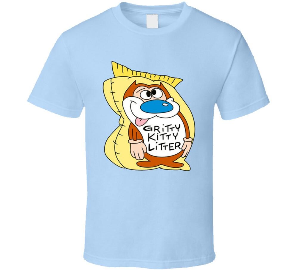 The Ren And Stimpy Show Gritty Kitty Litter T Shirt