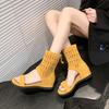 One-word Cool Women's Shoes with High Heels, New Fashion Temperament, Short Tube Cool Women's Shoes, Summer Cool Boots