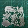 Submarine Water Grass Coral Design Style Metal Cutting Dies DIY Scrapbooking Embossing Stencil Paper Craft Album Template