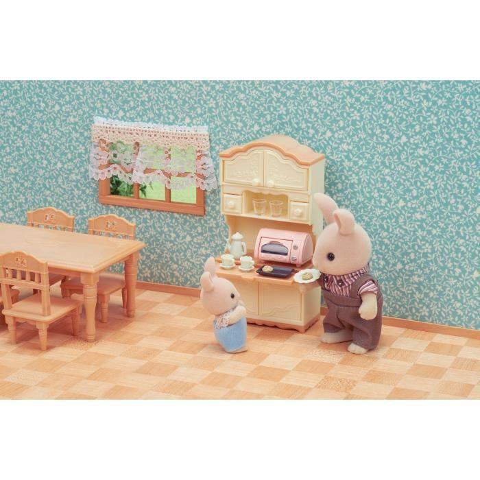 Figurines miniatures - SYLVANIAN FAMILIES - La salle à manger - Set complet pour meubler une salle à manger
