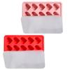 2Pcs Multifunction Heart Shape Ice Cube Mold, Pudding Candy Whiskey Kitchen Accessories, Party Supplies, Valentine'S Day, 2Pc