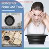 Portable Face Dipping Bowl for Ice Bath And Home Skincare Routine for Women And Girls 1 Pcs Large Foldable Silicone Bowl