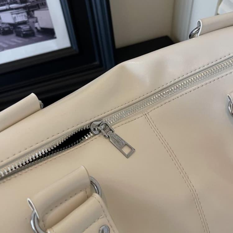 Bolsa tote feminina brilhante com cordão e franjas, bolsa de ombro