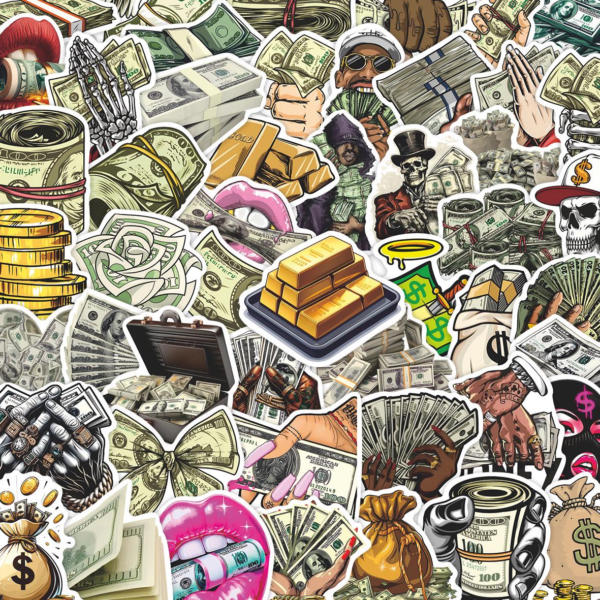 50 Sheets Creative Graffiti Stickers for Suitcase & Notebook Decoration - DIY Waterproof Stickers