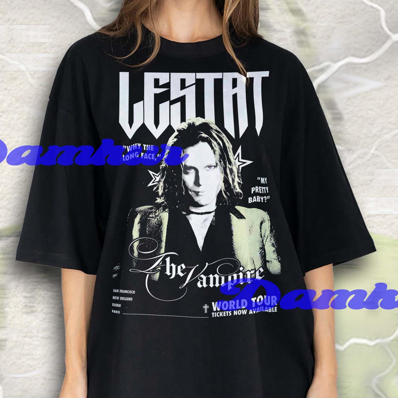 Lestat The Vampire T-shirt, World Tour Fan Tee L