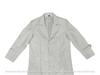 Handmade Formal Casual Workwear Stylish White Men Genuine Leather Trench Coat