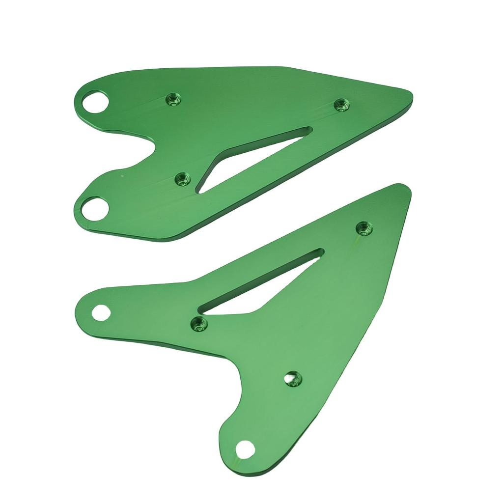 Hruizq Ayak Pegi Topuk Plakası Koruyucuları Kawasaki Ninja 400 Z400 için (2018-2023), Ninja 250 Z250 (2019-2023), Z e-1 Ninja e-1 (2024) (Yeşil)