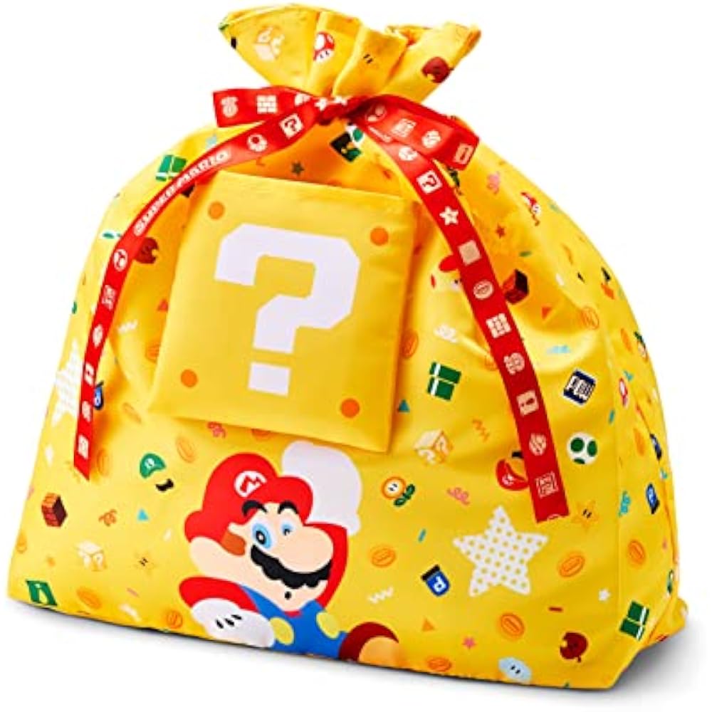 Super Mario Home & Party 2 Way Wrapping Bag L (Mario) NSL-0105