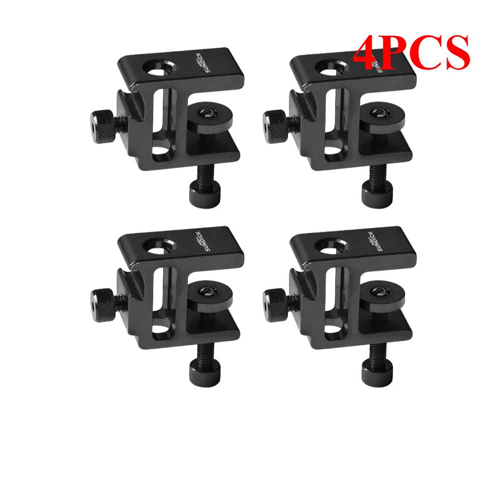 1-5pcs Folding Table Lamp Cantilever Bracket Clamp Adjustable Height Aluminum Light Stand for Outdoor Camping Lantern Camera