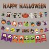 1pcs Length 300cm Halloween Decoration Banner Pumpkin Ghost Party Decoration Hanging Flag Home Decor