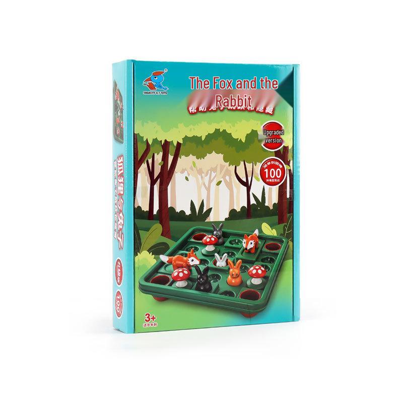 Jump Hop Bunny & Fox Children's Educational Desktop Puzzle Game