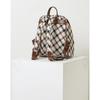 Daks Brown House Check Fabric Backpack Dcba0e635w2