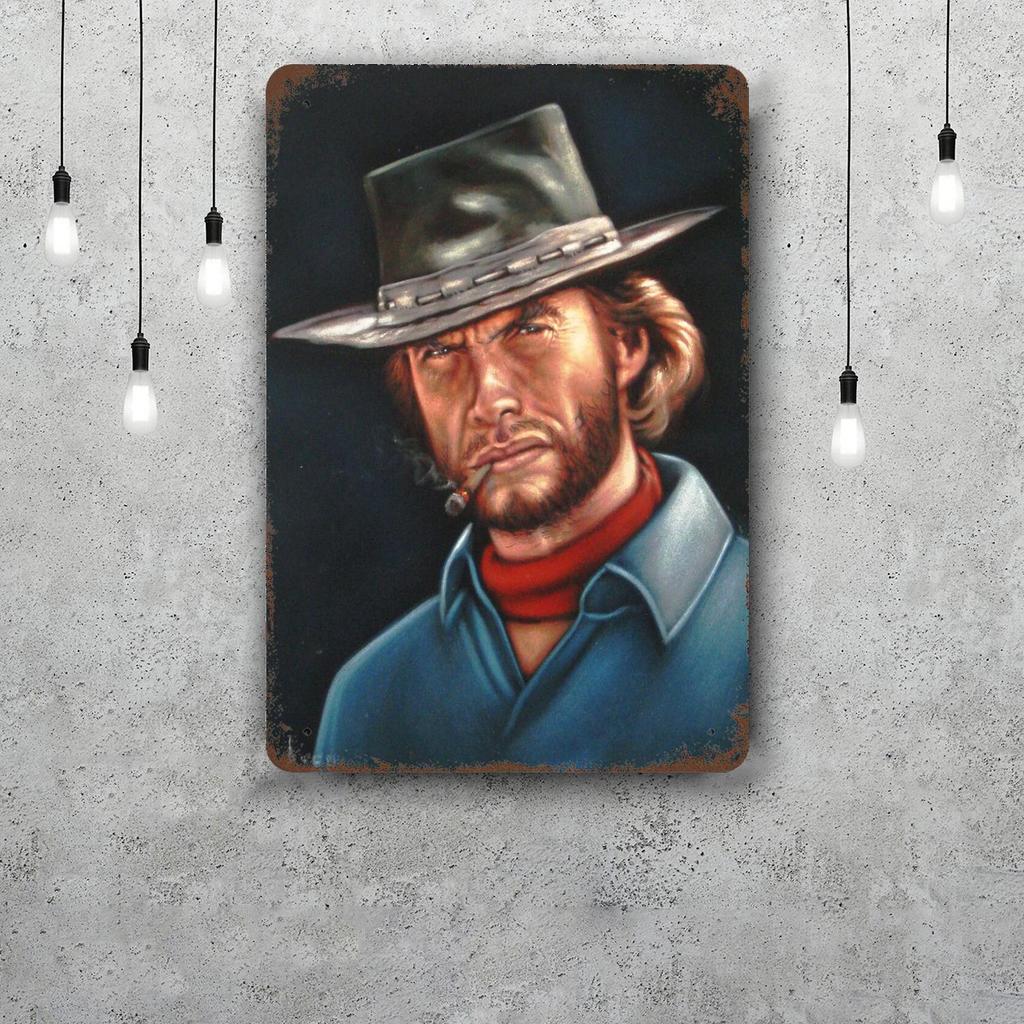 outlaw josey wales Metal Signs wall decor Vintage Tin Signs Captain Metal Poster Decor for Bar Pub Club Wall Decoration