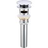Pop Up Drain Stoper with Overflow for Bathroom Sink with Overflow,Chrome Finished