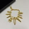 Fashion Alloy Beetle Bracelet Ladybugs Cicadas Beetle Exaggerated Insect Choker Collar Adjustable Gothic Beetle Necklace Gift