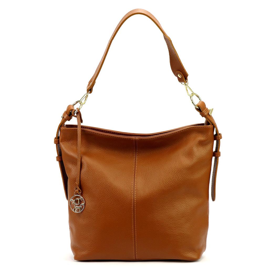 Damen Ledertasche Umhängetasche Groß Gregorio