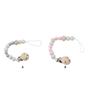 Silicone Clip Chain Smooth Wooden Clip Heads Easy To And Clean Silicone Beads Baby Clip