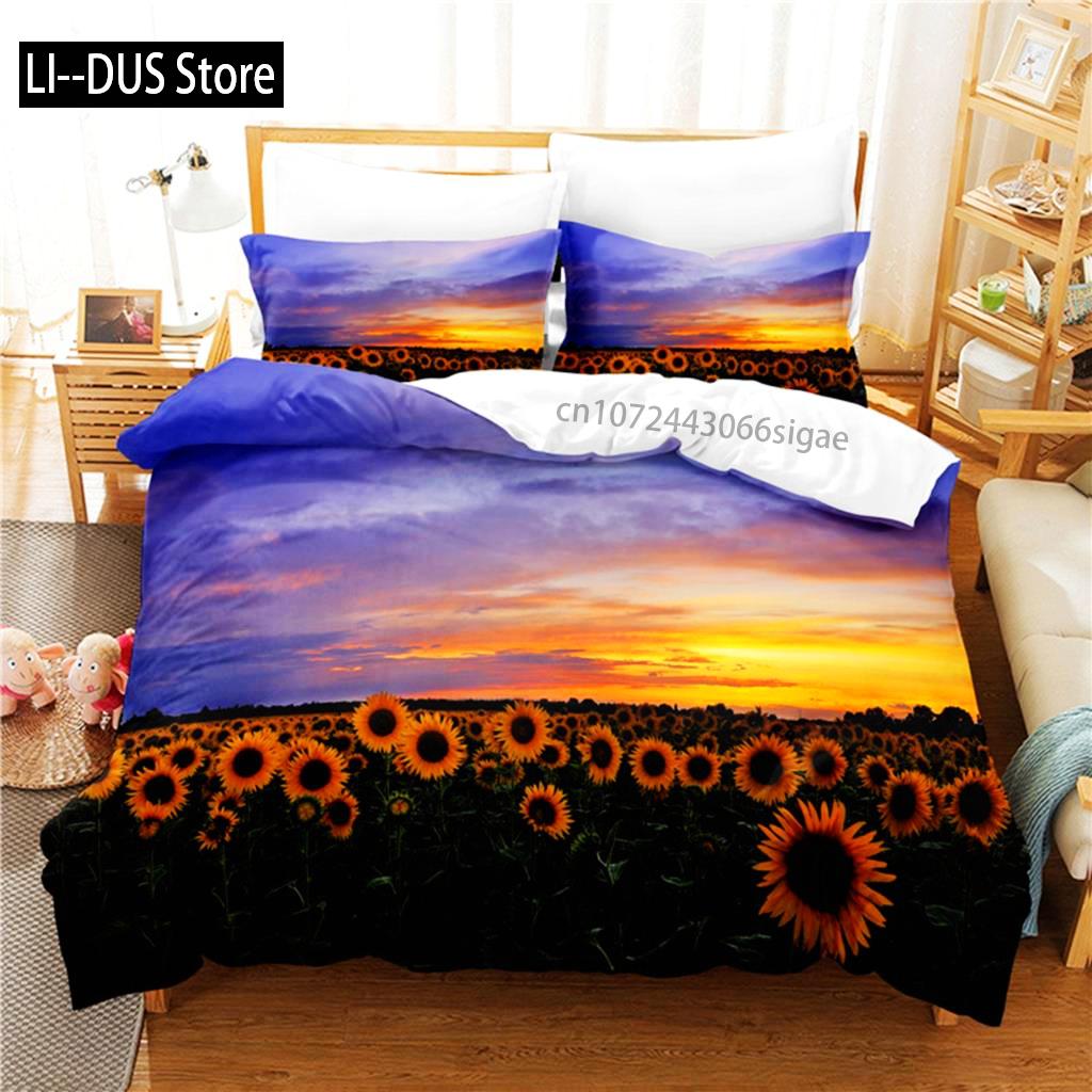 Gardenia Bedding Set Duvet Cover Set 3d Bedding Digital Printing Queen Size Bedding Set Fashion Design