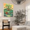 Tolkien Wall Art Vintage Landscape Self-adhesive Art Poster Whitepaper Sticker DIY Room Bar Cafe Wall Decor